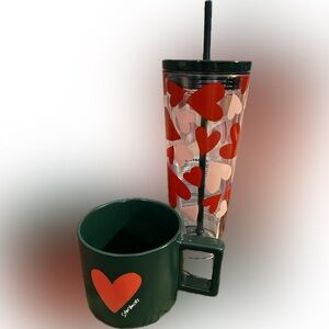 Limited edition Starbucks Valentine’s set 💚❤️